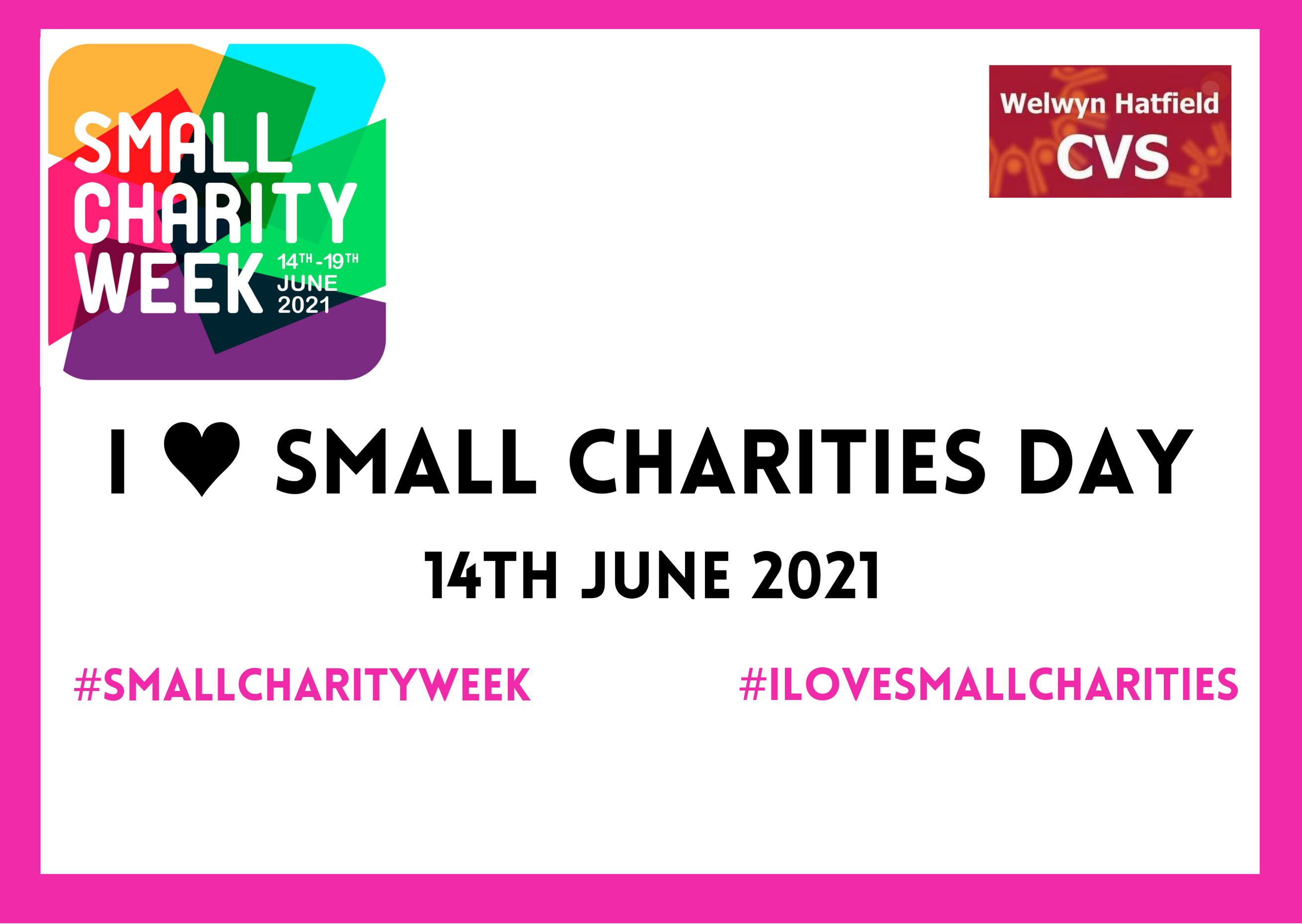 I Love Small Charities – Small Charity Week