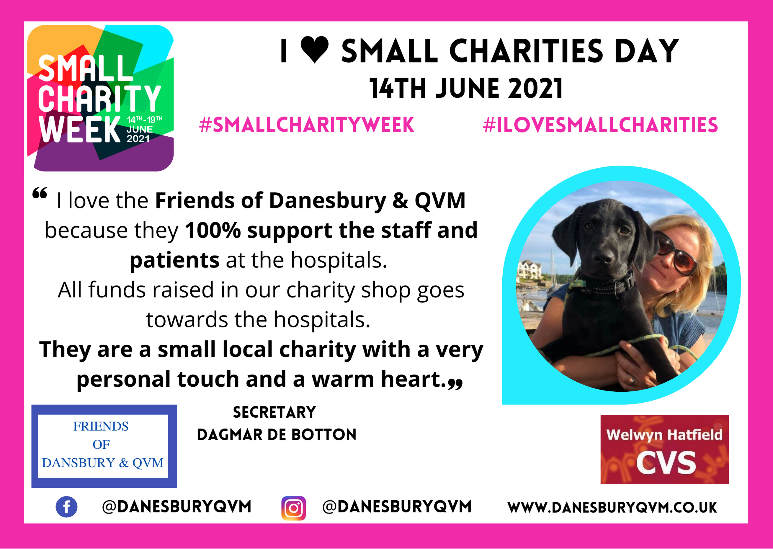 Small Charity Week Friends Of Danesbury & QVM